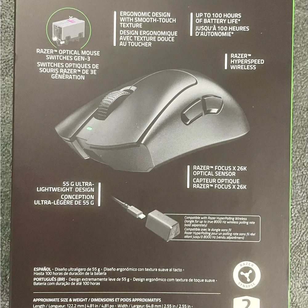 Razer Black Ergonomic Gaming Mouse